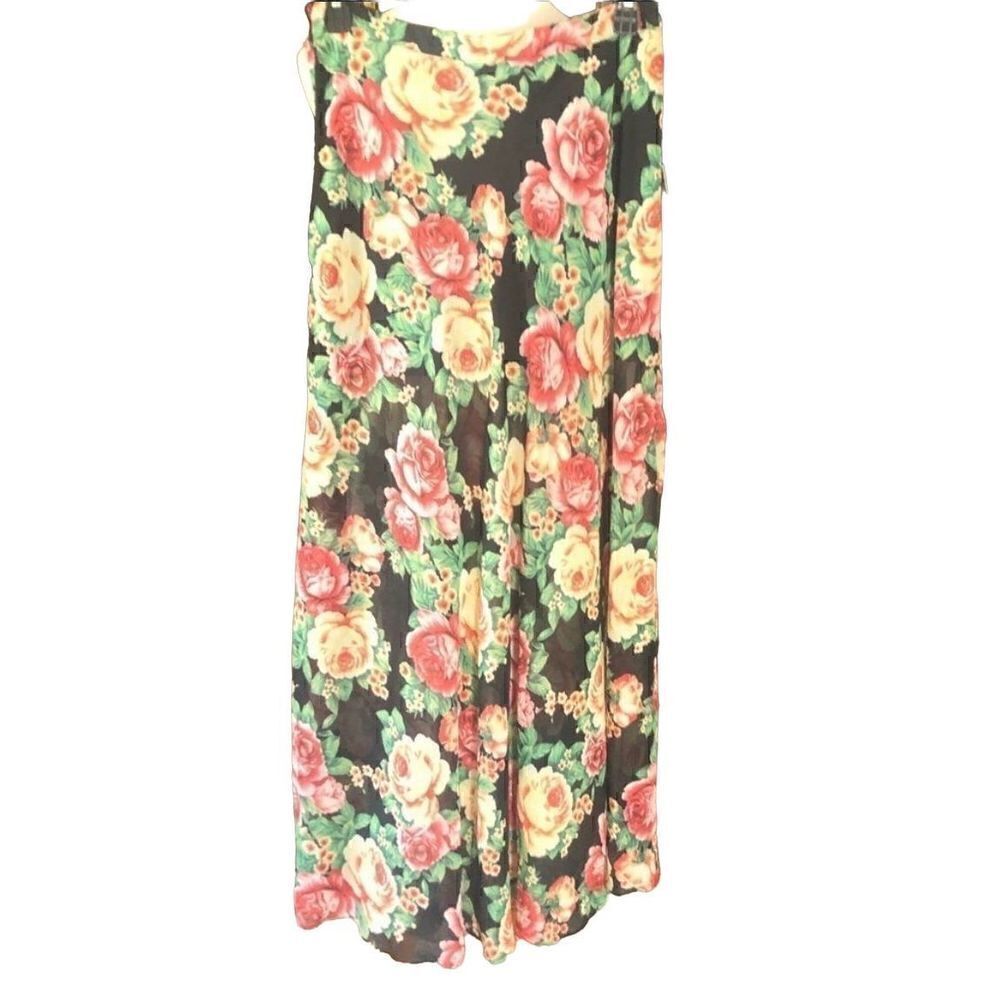 Forever 21 Floral Maxi Skirt M-EUC - Picture 5 of 6